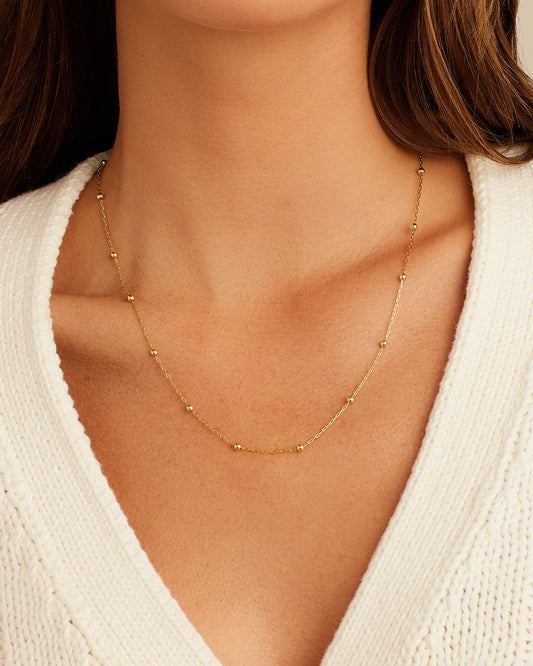 Newport Chain Necklace || option::18K Gold Plated