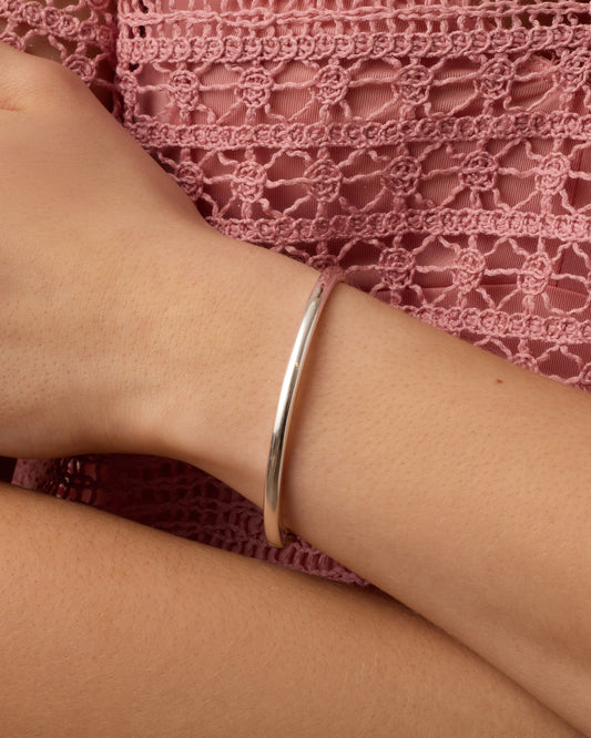Paseo Mixed Cuff || option::18K Gold & Silver Plated, 4mm