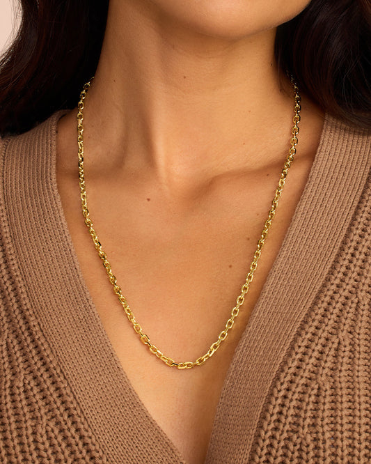 Asher Necklace || option::18K Gold Plated