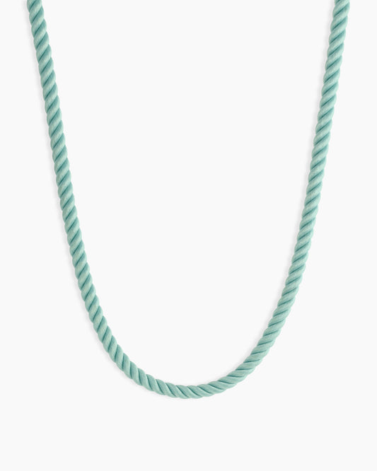 Brooks Rope Necklace || option::18K Gold Plated, Seafoam