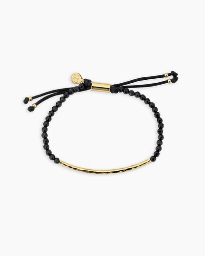 Power Gemstone Bracelet for Protection || option::18K Gold Plated, Black Onyx - Protection