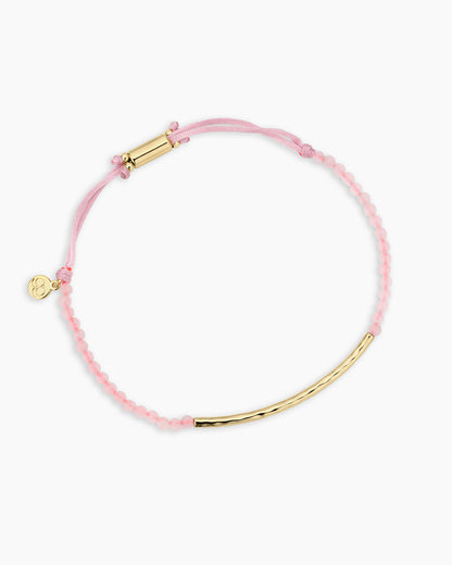 Power Gemstone Bracelet for Love || option::18K Gold Plated, Rose Quartz - Love