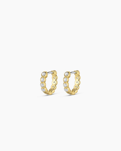 Madison Huggie || option::18K Gold Plated
