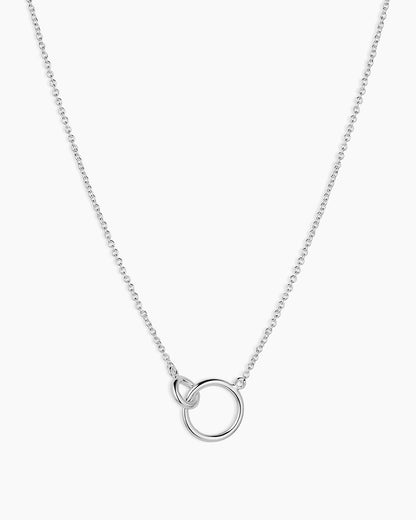 Wilshire Charm Adjustable Necklace || option::Silver Plated