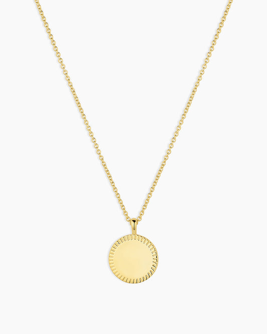 18K Gold Plated engravable Necklace || option::18K Gold Plated