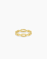 Parker Link Ring, 18K Gold Plated link ring, chain link ring || option::18K Gold Plated