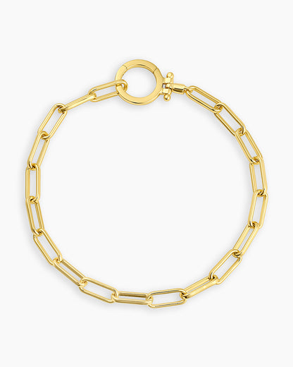 Parker Bracelet Chain link bracelet || option::18K Gold Plated