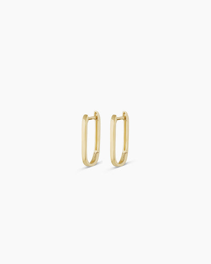 14k Gold Parker Link Huggies