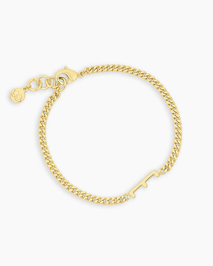 Wilder Alphabet Bracelet Alphabet Bracelet #E || option::18K Gold Plated, E