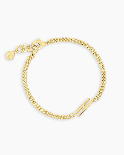 Wilder Alphabet Bracelet Alphabet Bracelet #H || option::18K Gold Plated, H