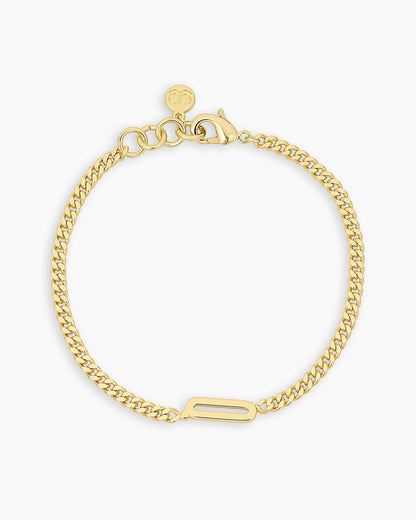 Wilder Alphabet Bracelet Alphabet Bracelet #Q || option::18K Gold Plated, Q