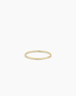 Classic Gold Plated G Ring || option::14K Solid Gold