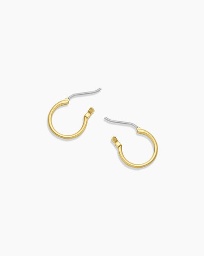 Taner Mini Huggies || option::18K Gold Plated