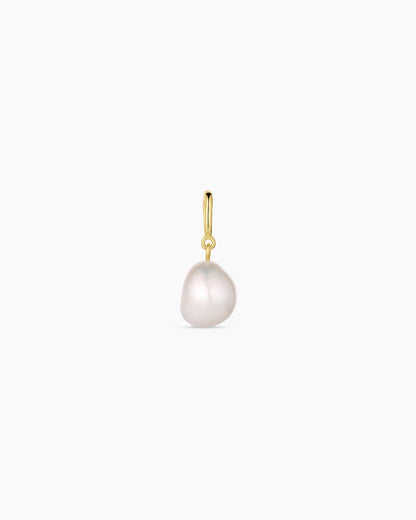 Pearl Parker Charm || option::18K Gold Plated