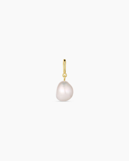 Pearl Parker Charm || option::18K Gold Plated