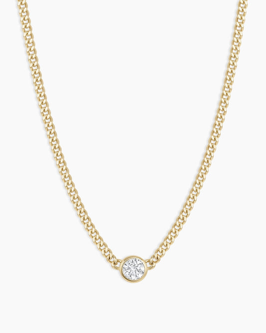 Diamond Wilder Necklace || option::14K Solid Gold