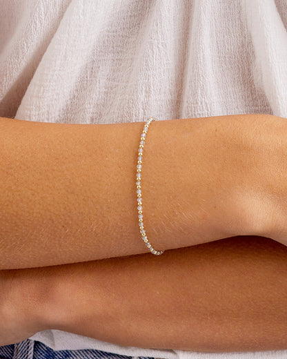 Power Gemstone Brooks Bracelet for Wisdom || option::18K Gold Plated, Labradorite - Balance
