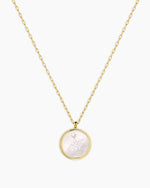 Zodiac Necklace - Aquarius, Astrology Coin Necklace, Aquarius Necklace || option::18K Gold Plated, Aquarius