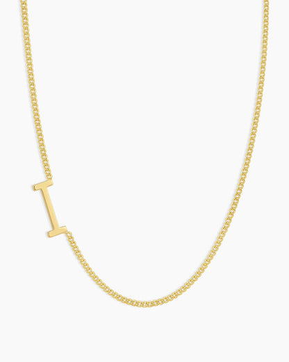Wilder Alphabet Necklace Alphabet Necklace #I || option::18K Gold Plated, I