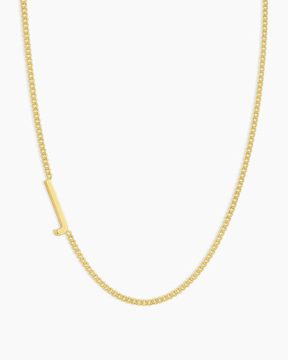 Wilder Alphabet Necklace Alphabet Necklace #J || option::18K Gold Plated, J