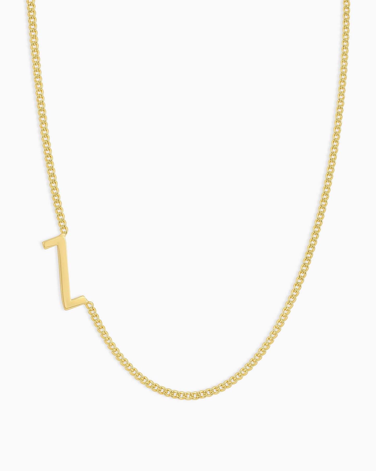 Wilder Alphabet Necklace Alphabet Necklace #Z || option::18K Gold Plated, Z