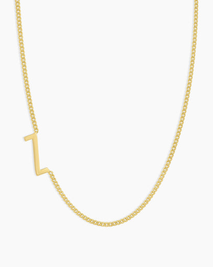 Wilder Alphabet Necklace Alphabet Necklace #Z || option::18K Gold Plated, Z