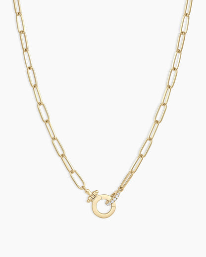 Diamond ParkerNecklace || option::14K Solid Gold
