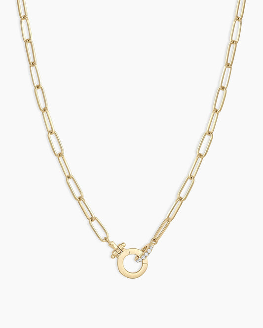 Diamond ParkerNecklace || option::14K Solid Gold