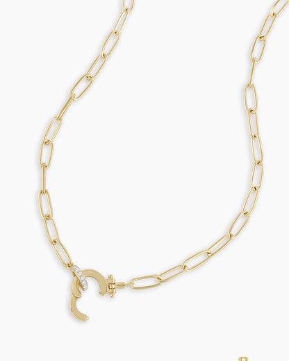 Diamond ParkerNecklace || option::14K Solid Gold