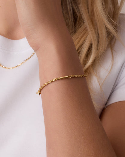 Marin Bracelet Rope bracelet || option::18K Gold Plated
