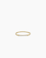 Diamond Bar Ring || option::14K Solid Gold