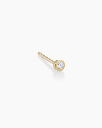 Classic Diamond Stud || option::14K Solid Gold