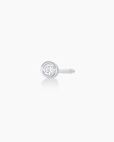 14k Solid White Gold