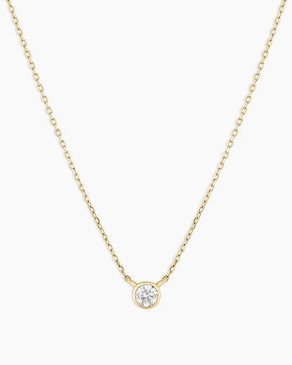 Classic Diamond Necklace || option::14K Solid Gold