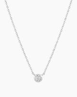 14k Solid White Gold