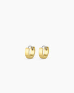 Rose Huggies Chunky huggies || option::18K Gold Plated