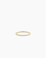 Diamond Bar Eternity Ring || option::14K Solid Gold