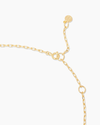 Sunset Etched Necklace || option::18K Gold Plated