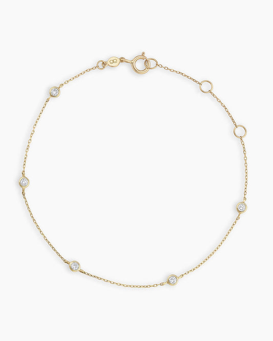 Classic Five Diamond Bracelet