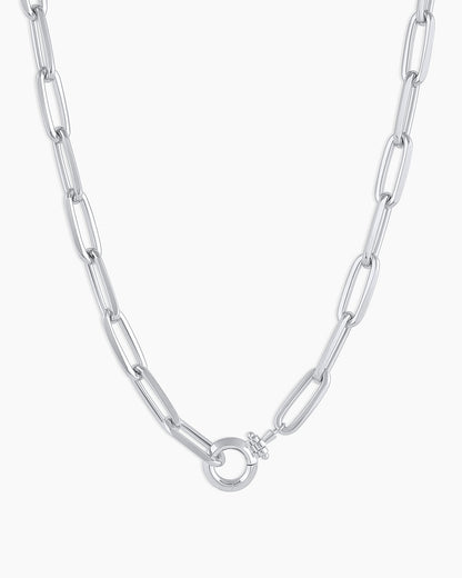 Parker XL Necklace || option::Silver Plated