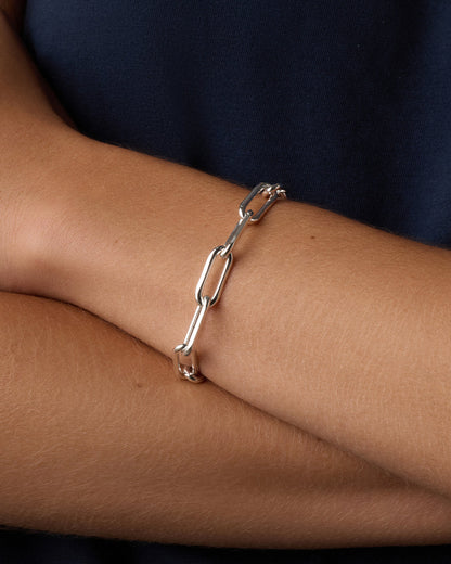 Parker XL Bracelet || option::Silver Plated