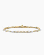 Classic Diamond Tennis Bracelet || option::14K Solid Gold