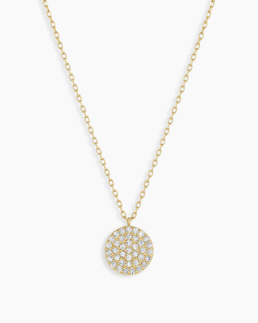 Diamond Pavé NecklaceDiamond Necklace || option::14K Solid Gold