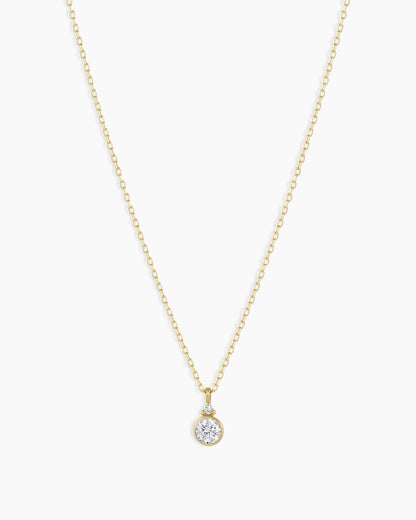 14k Gold Birthstone Necklace