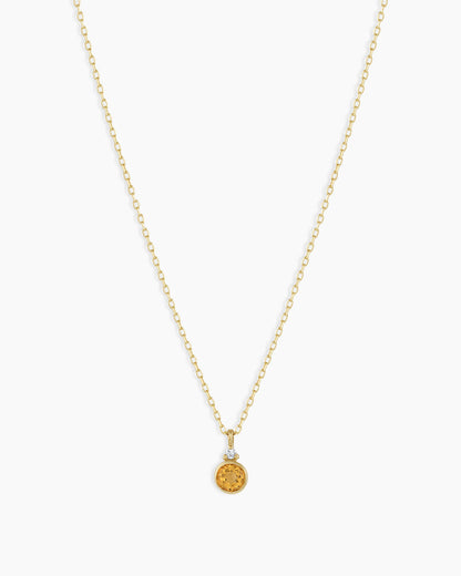 14k Gold Birthstone Necklace