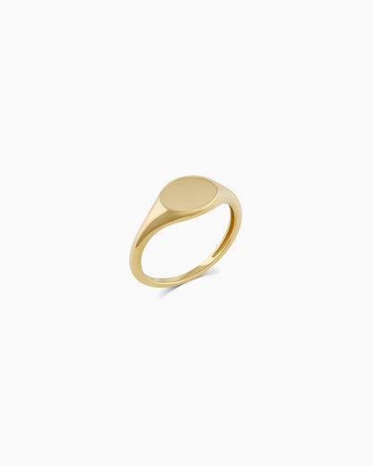 Bespoke Signet Ring || option::14K Solid Gold