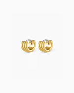 Reed huggies || option::18k Gold Plated