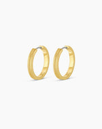 Venice Hoops || option::18K Gold Plated