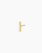 Bar Charm Stud || option::18K Gold Plated