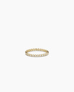 Classic Diamond Eternity Ring || option::14K Solid Gold